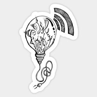 Light bulb Sticker